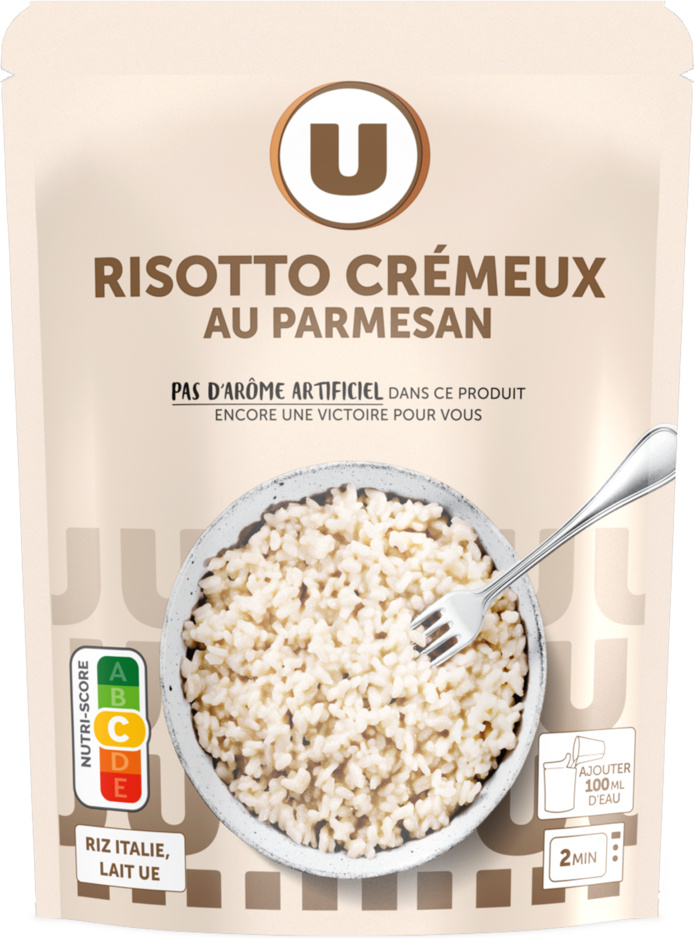 Risotto crémeux au parmesan sachet micro-ondable U