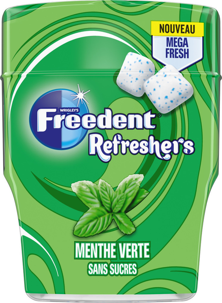 Freedent chewing gum menthe Verte