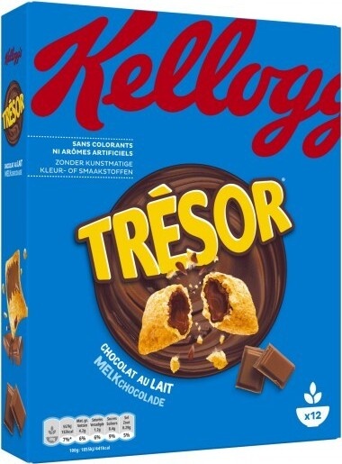 Céréales trésor Kelloggs trésor chocolat au lait