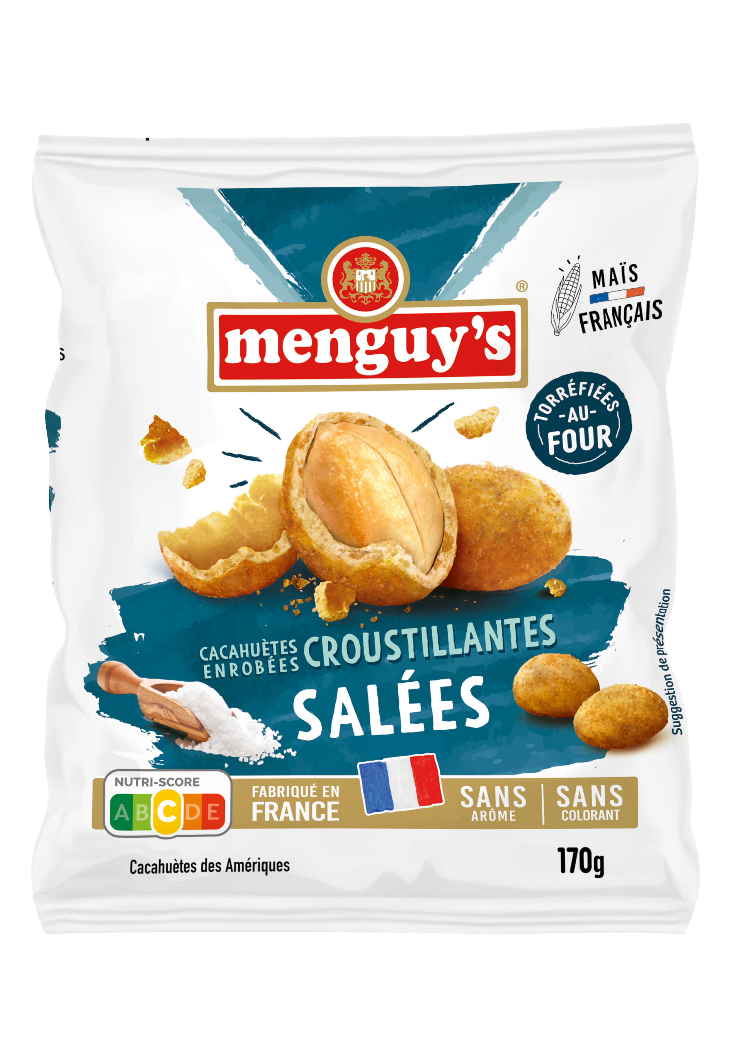 Menguy's cacahuètes croustillantes salées