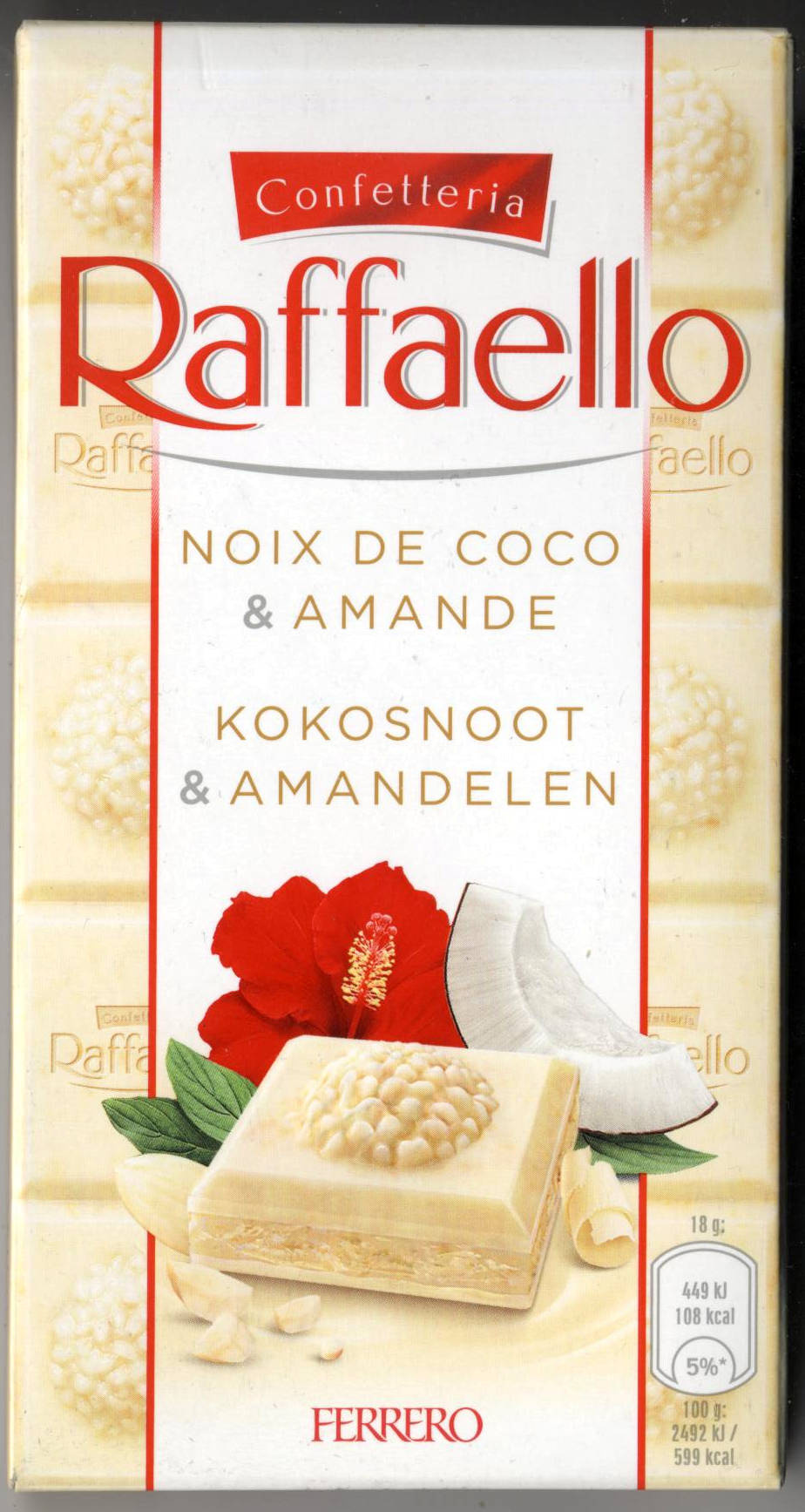Raffaello chocolat noix de coco et amandes 