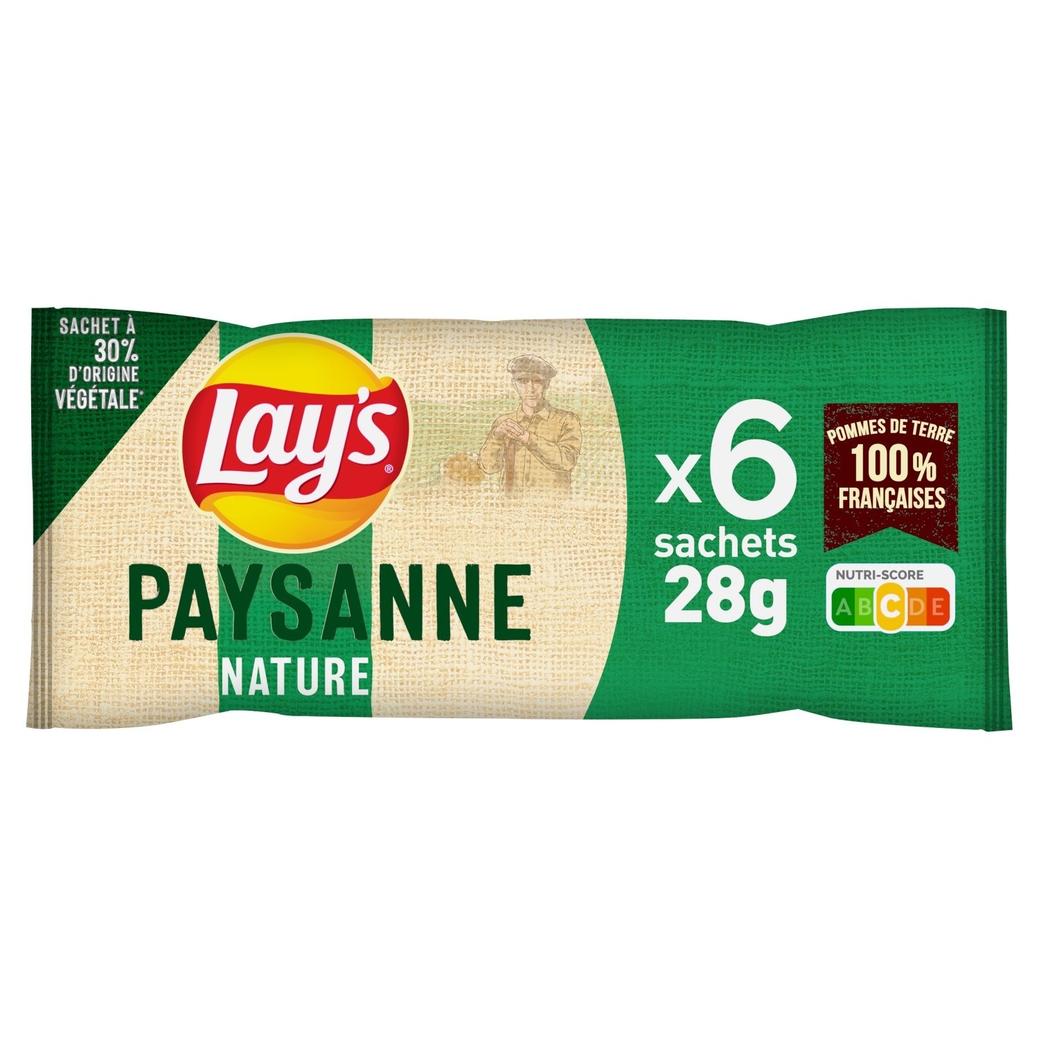 Lay's chips paysanne nature 6*28g