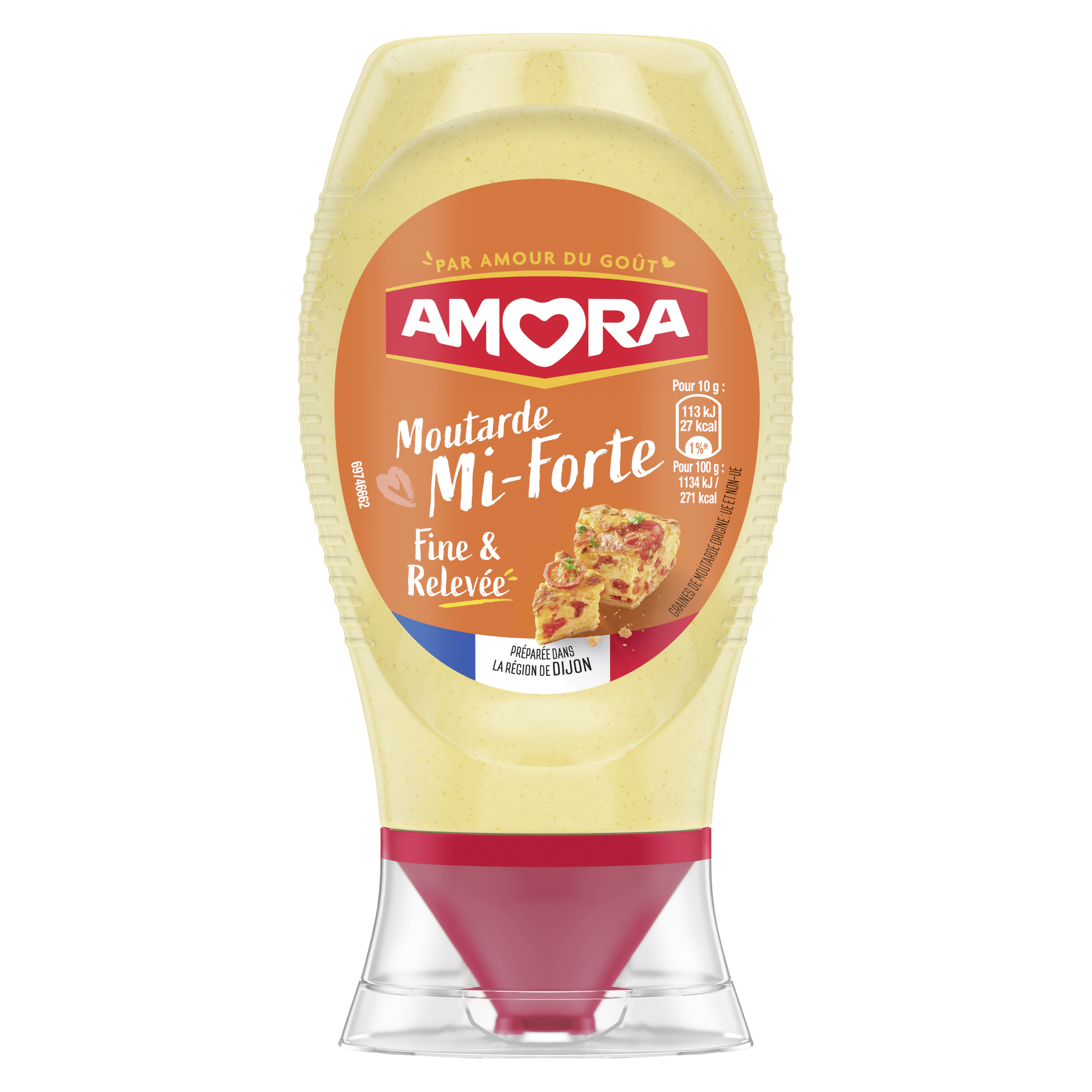 Amora Moutarde Mi-Forte 260g 