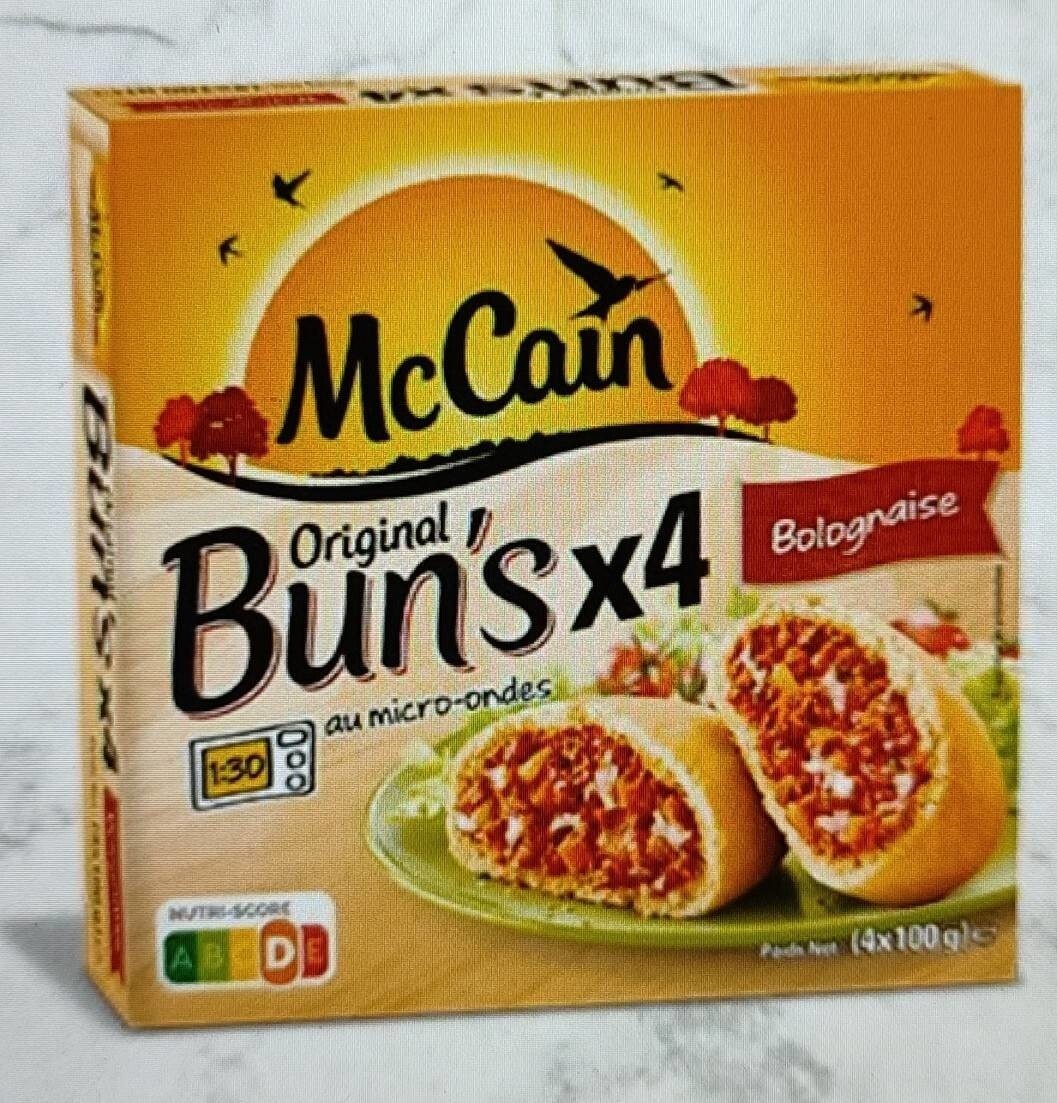 Original Bun's Bolognaise McCain 