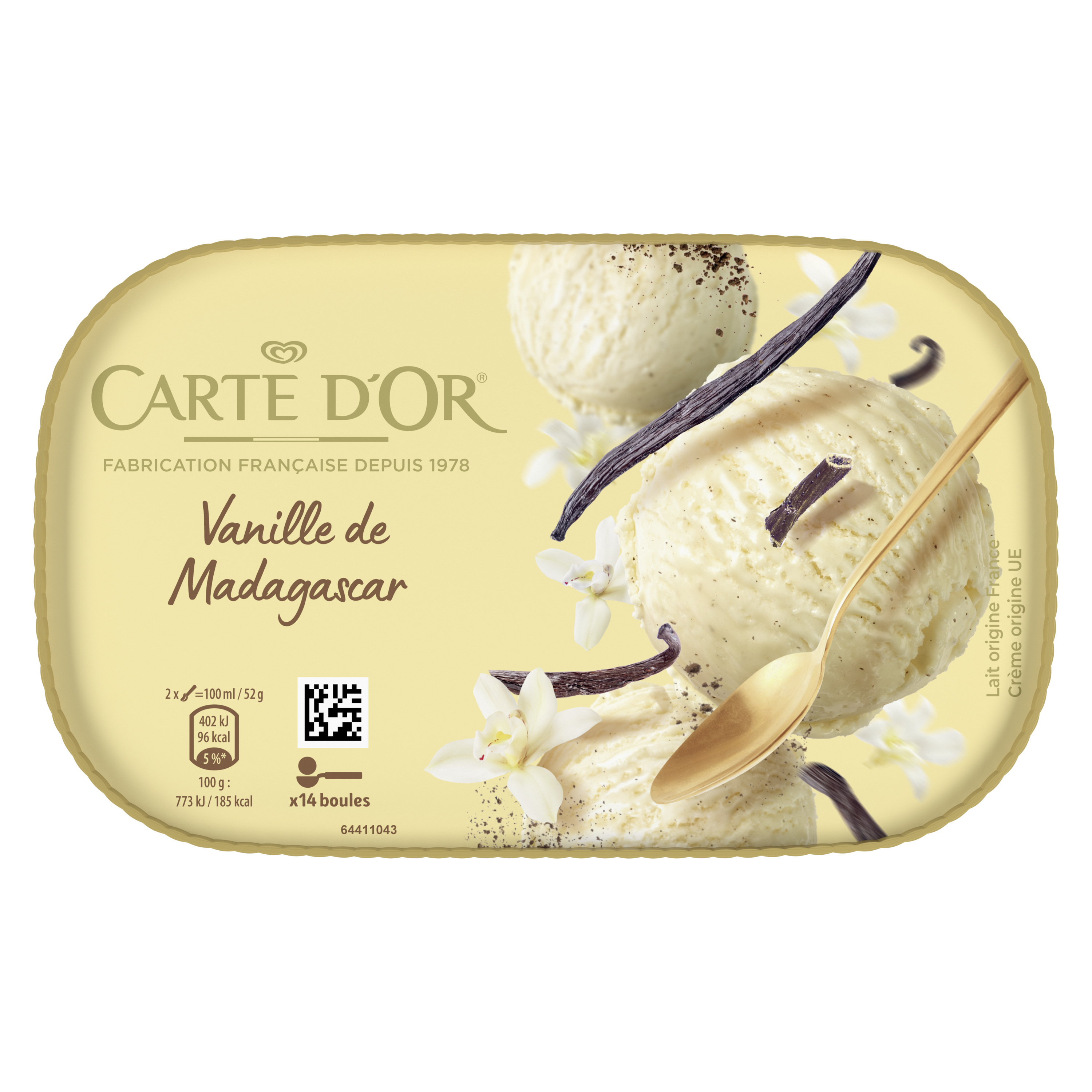 Carte D'Or Crème Glacée Vanille 