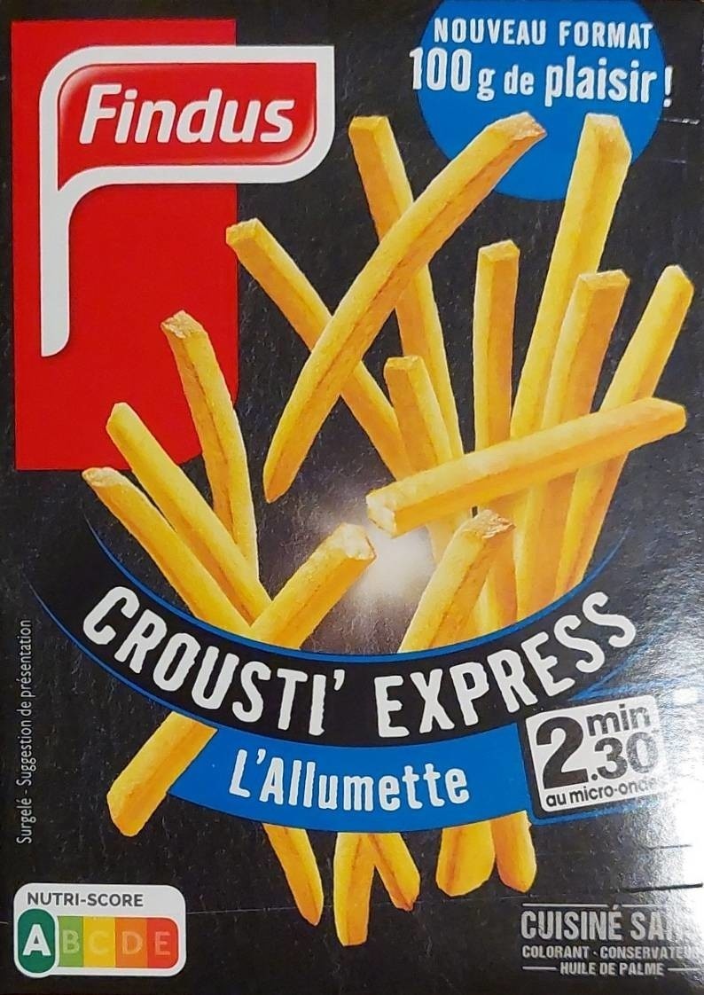Crousti' express l'allumette Findus