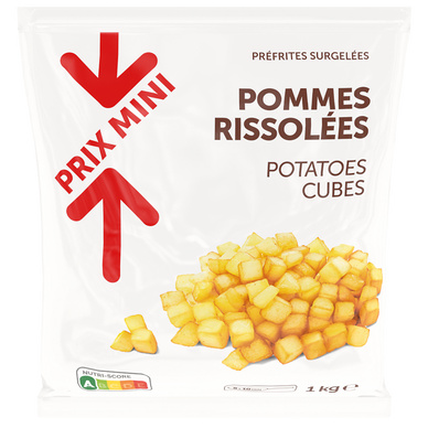 Pommes de terre rissolées prix Mini 