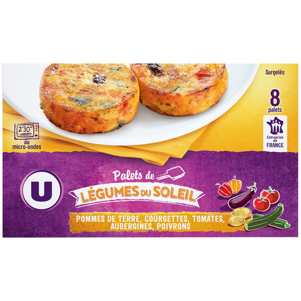 Palets de légumes du soleil U