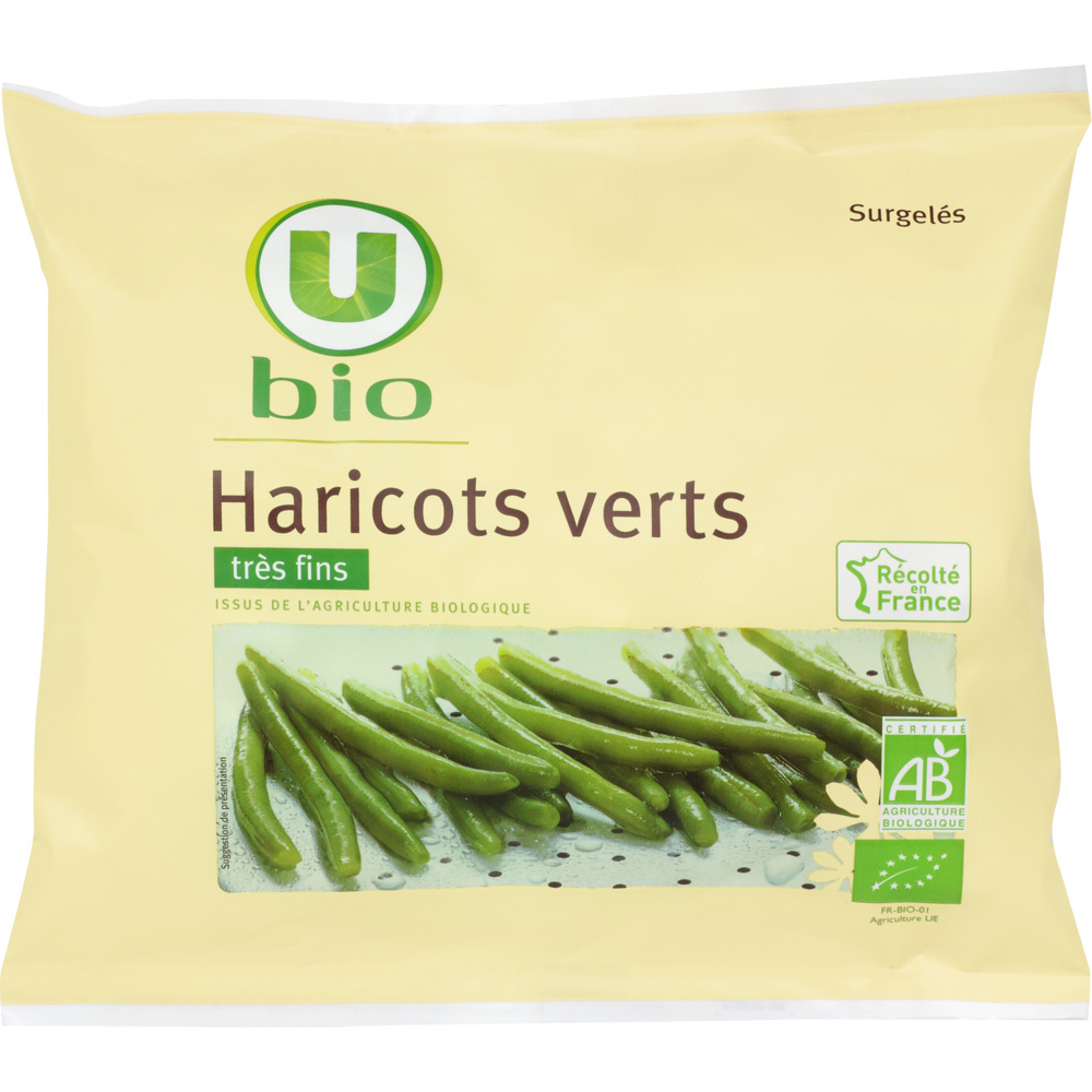 Haricots verts très fin bio U 