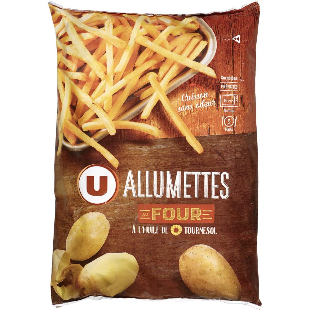Pommes allumettes au four U