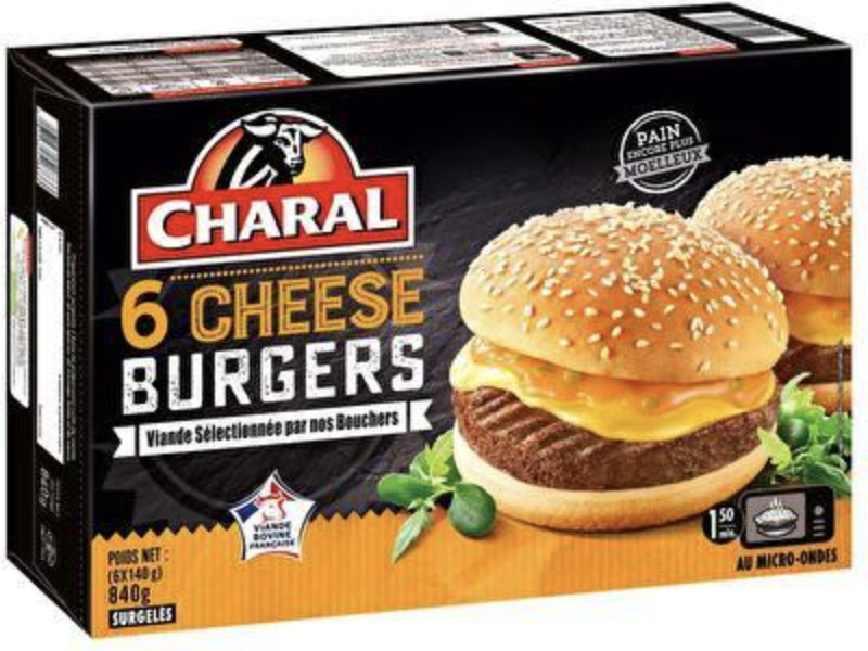 Cheese burgers Charal x6