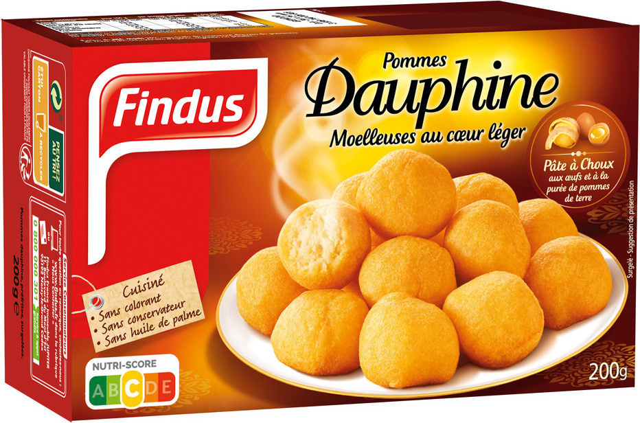 Pommes de terre Dauphine Findus