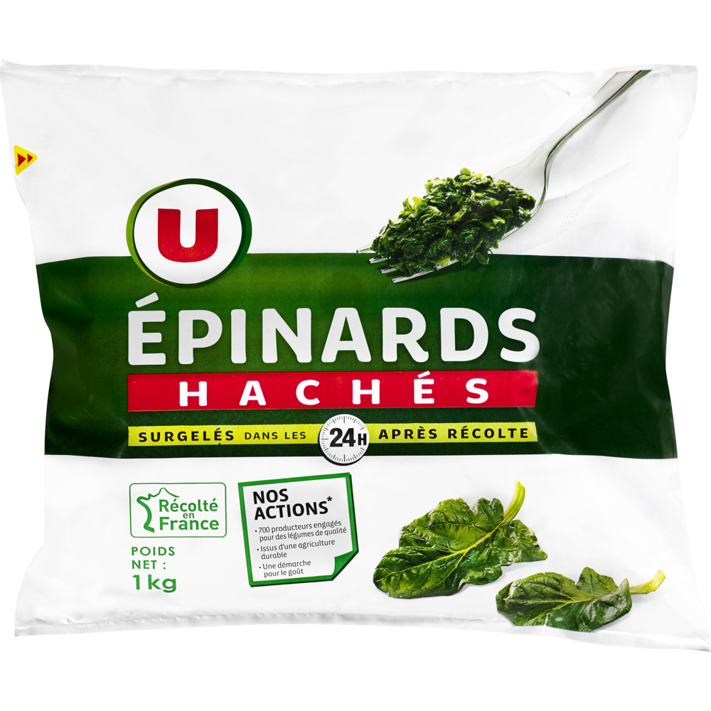 Epinards hâchés U 