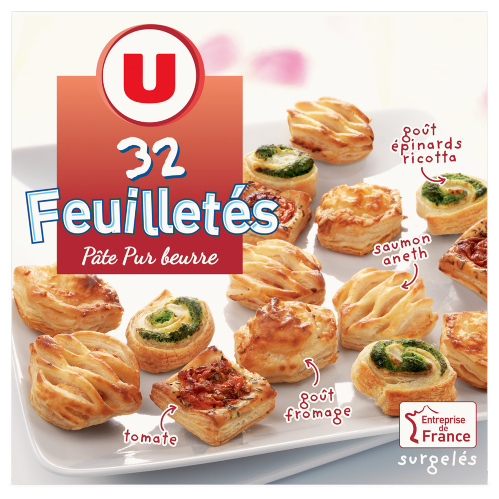 Feuilletés apéritif pur beurre U
