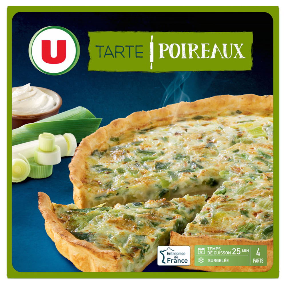 Tarte aux poireaux U