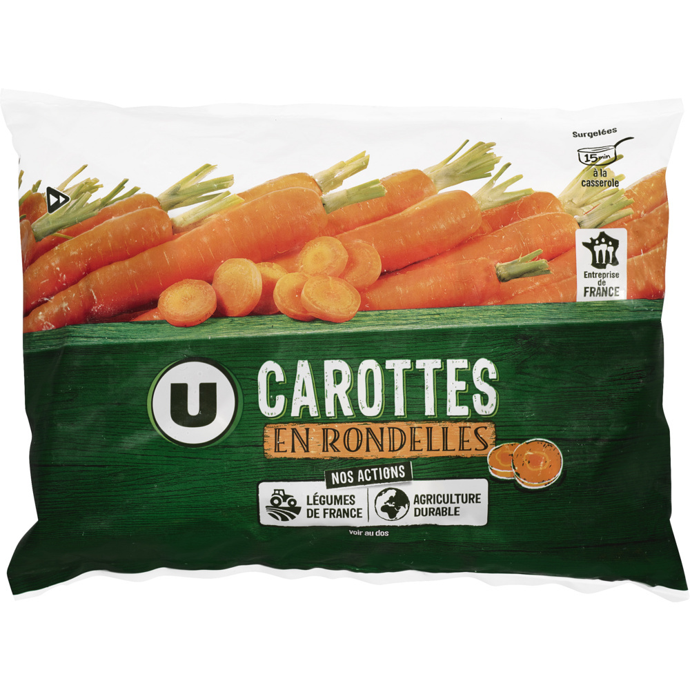 Carottes en rondelles U