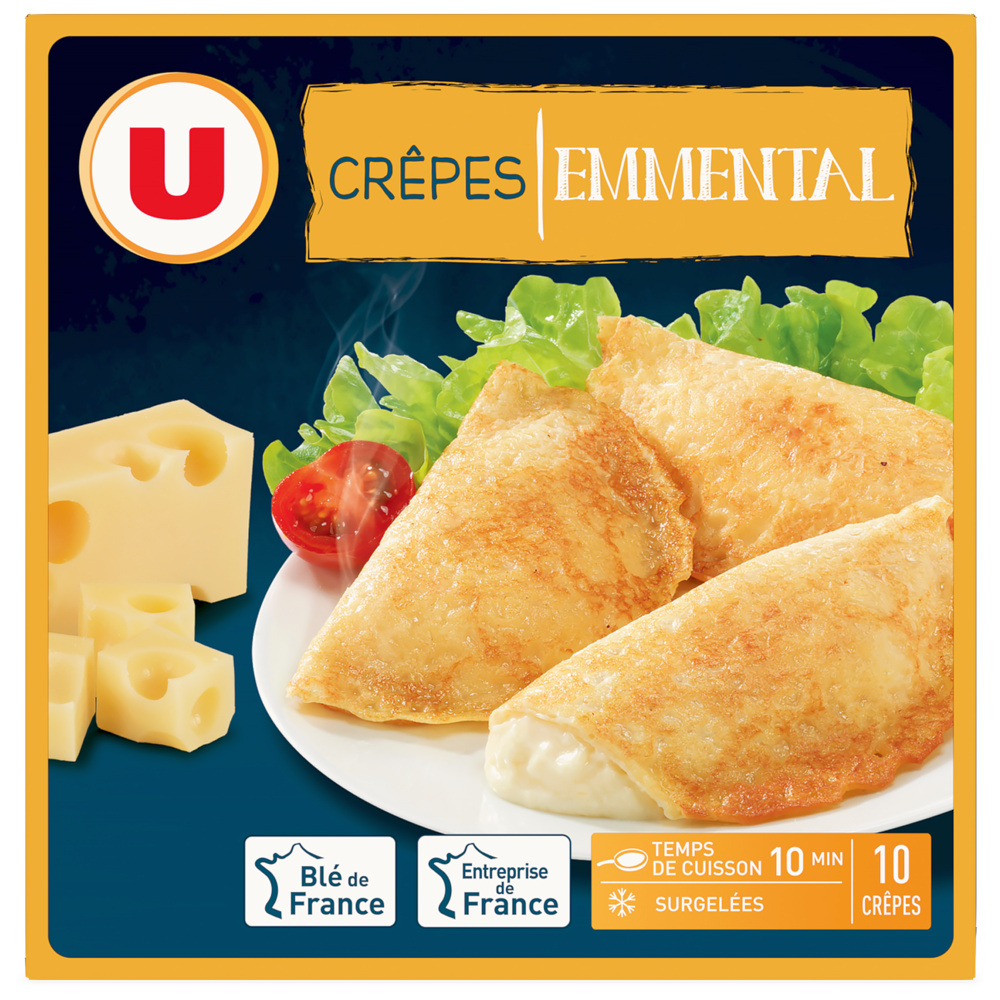 Crêpes saveur emmental U