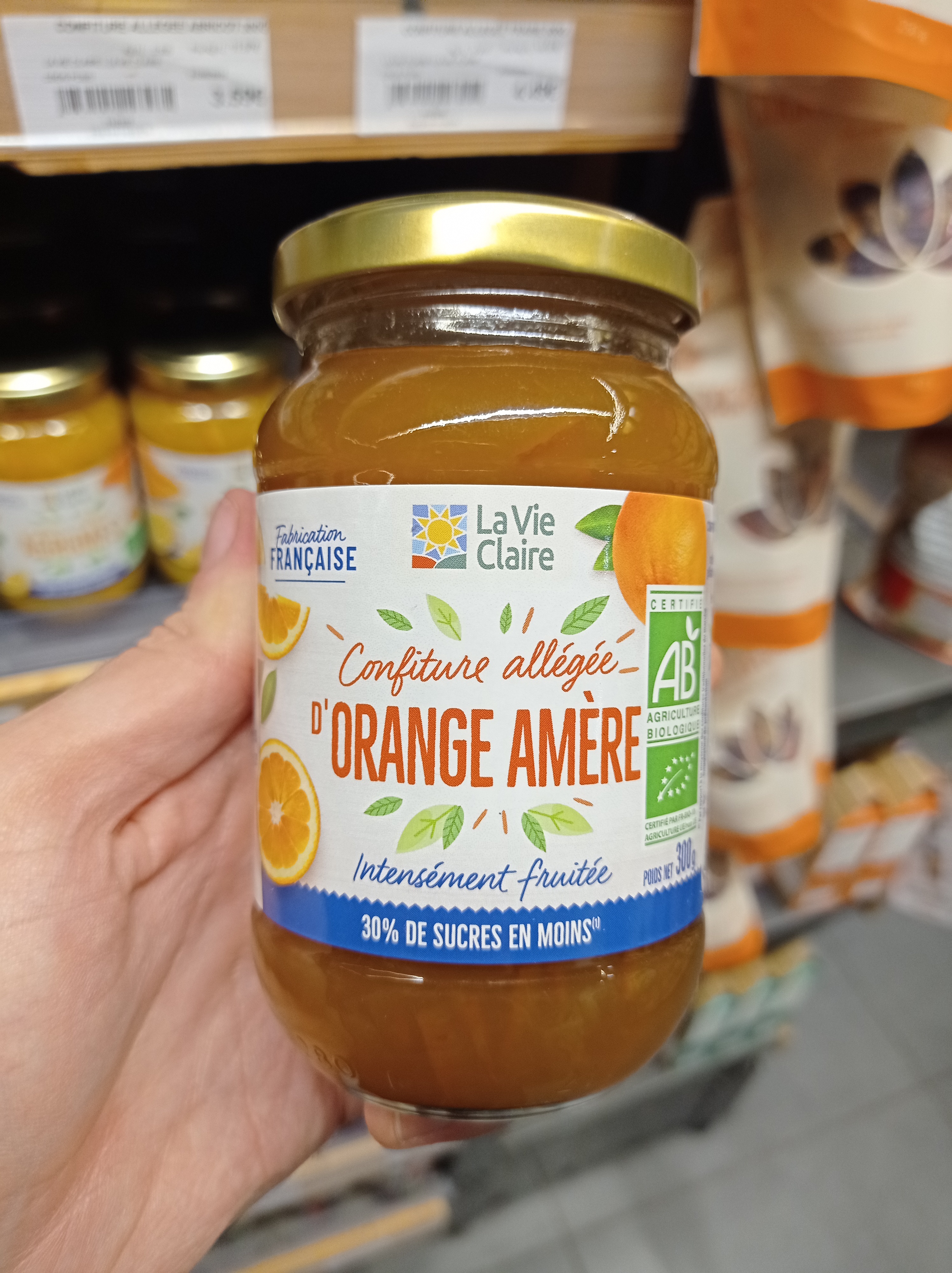 CONFIT ALLEG ORANGE AMERE 300G