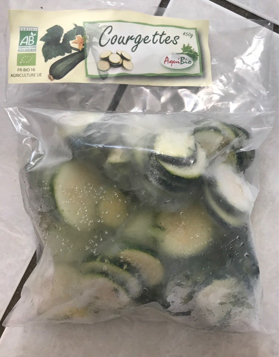 Courgettes Surgelées - 450g - Aquibio