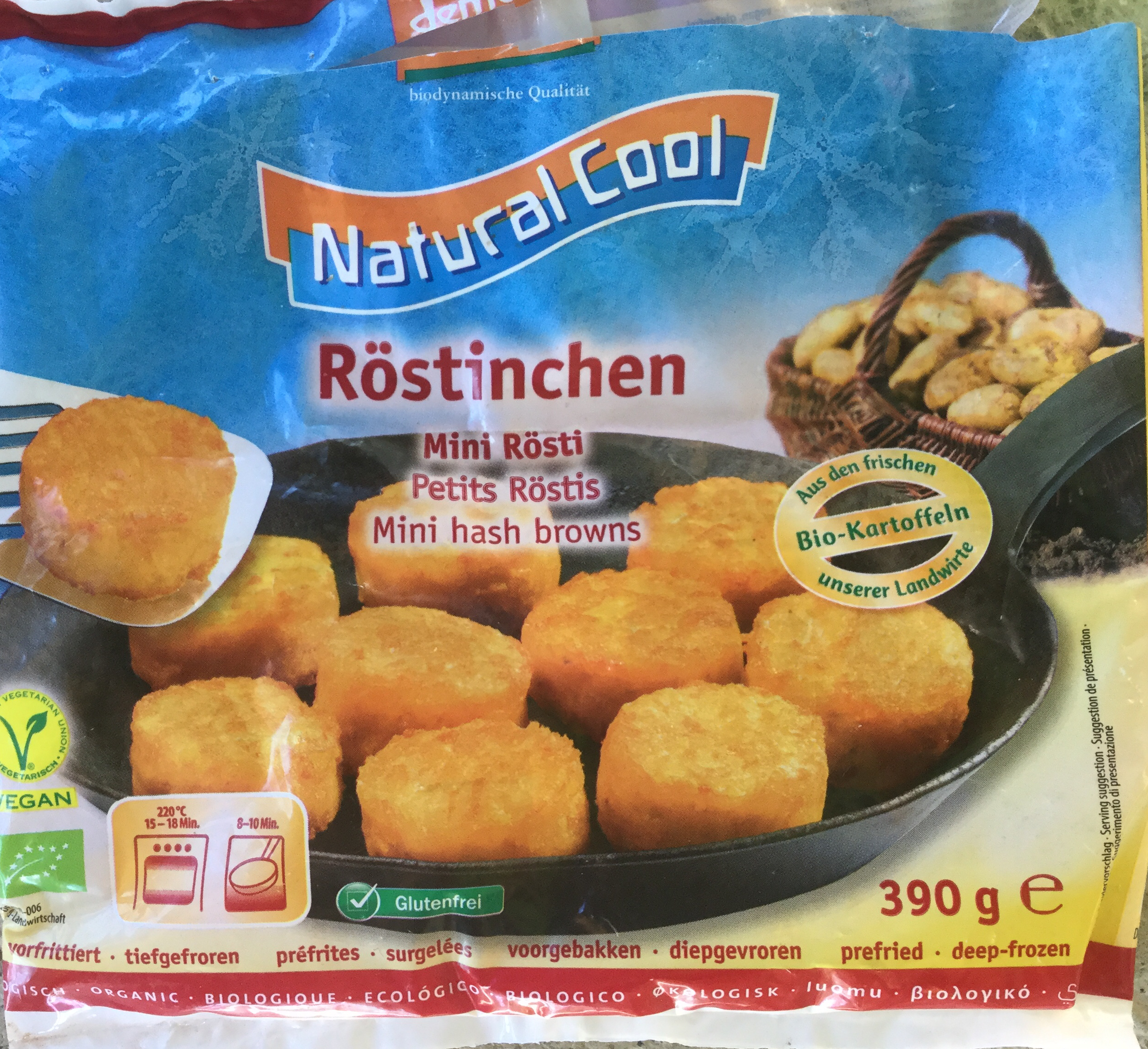 Röstis 390g - galettes de pommes de terre surgelés - Natural Cool