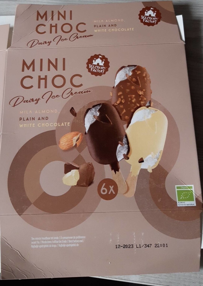 Boîte de mini-glaces trois parfums X6 - Ice Cream Factory