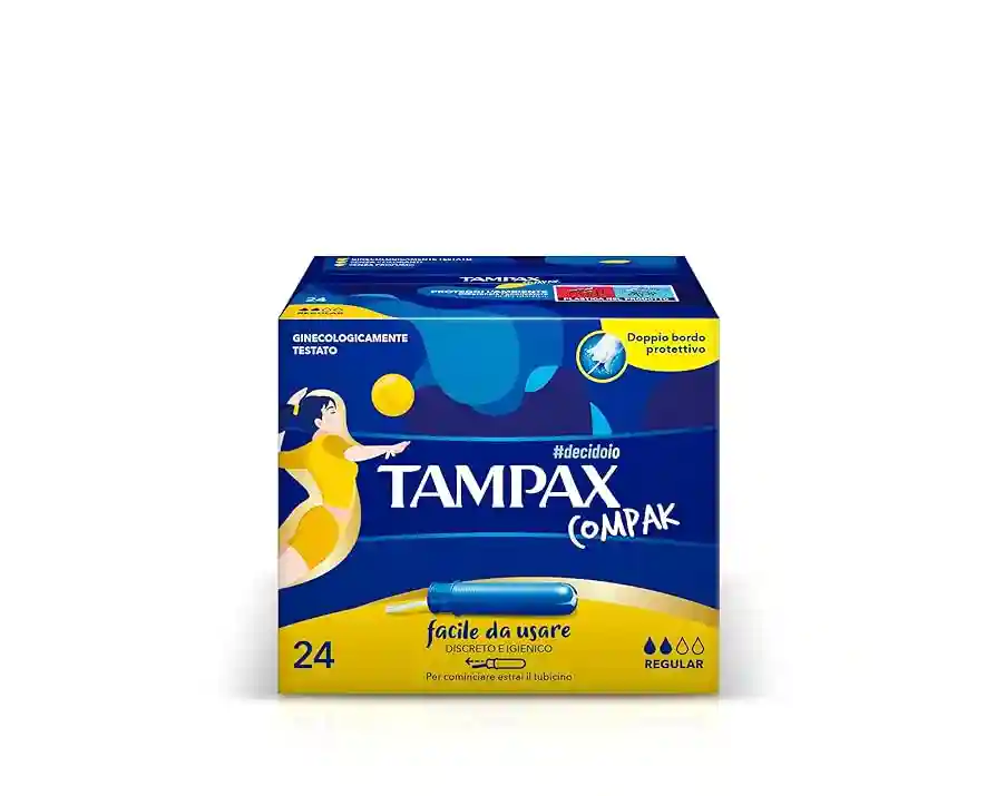 Tampax compak régulier tampons avec applicateur 