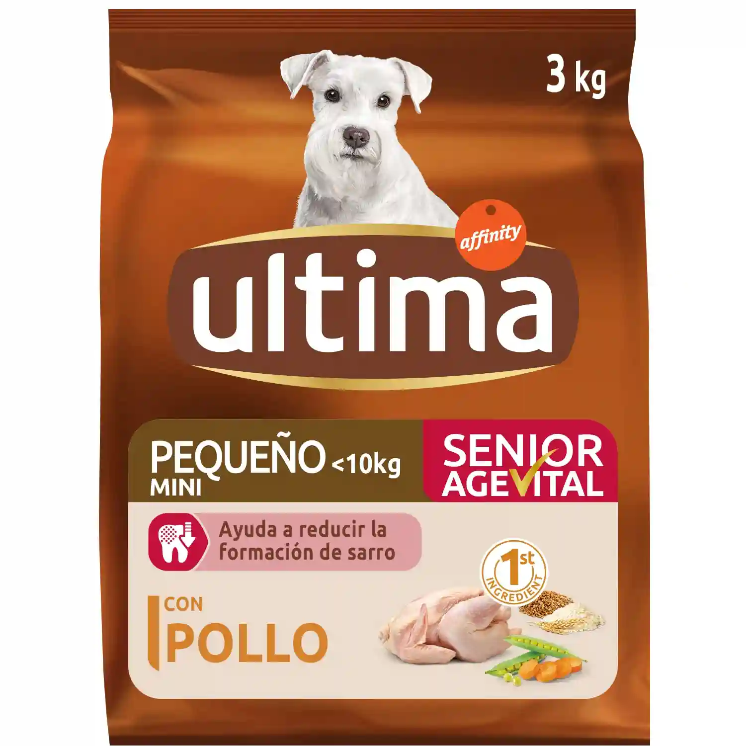 Croquette Ultima au poulet pour chien sénior