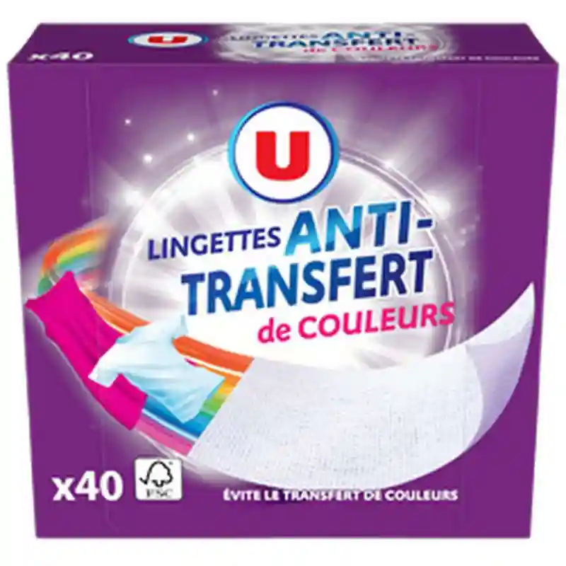 Lingettes anti transfert de couleurs U