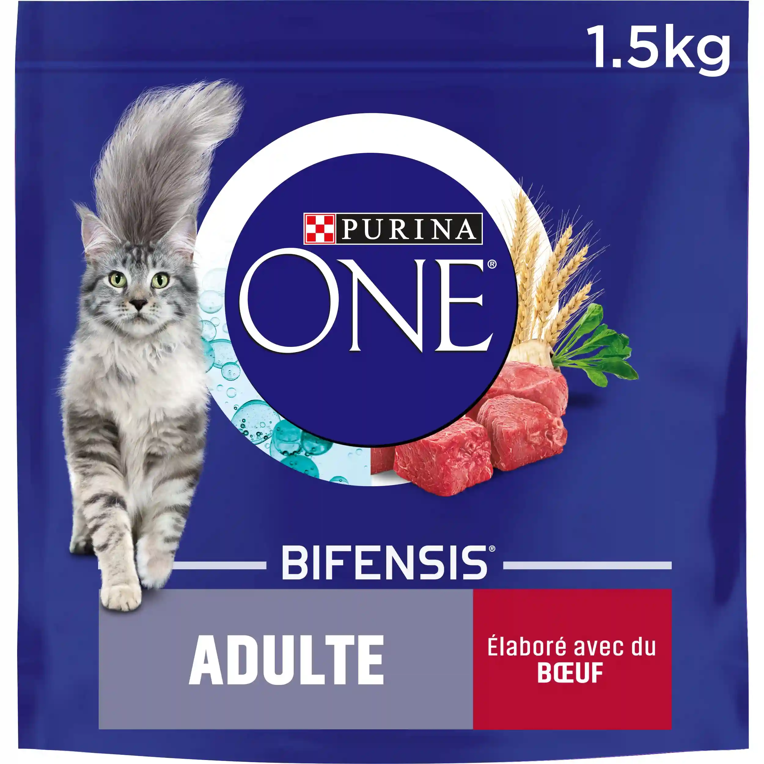 Purina One croquettes au boeuf pour chats adultes