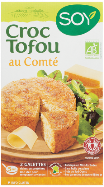 Croc tofou au comte - vegetarian patty - Soy