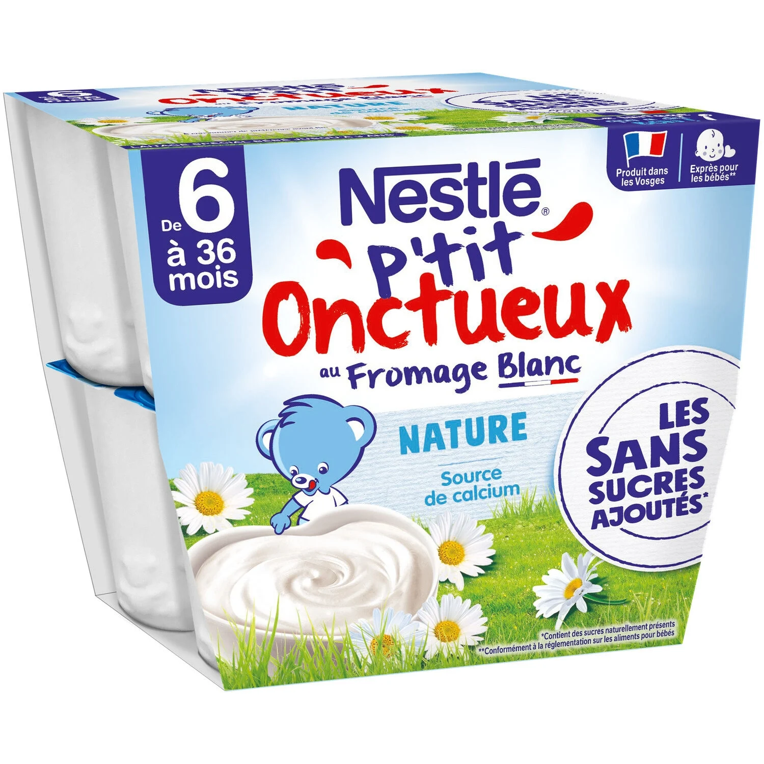 P’tit onctueux au fromage blanc Nestlé
