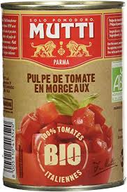 Mutti Pulpe Tomate Morceau Bio 400 g 