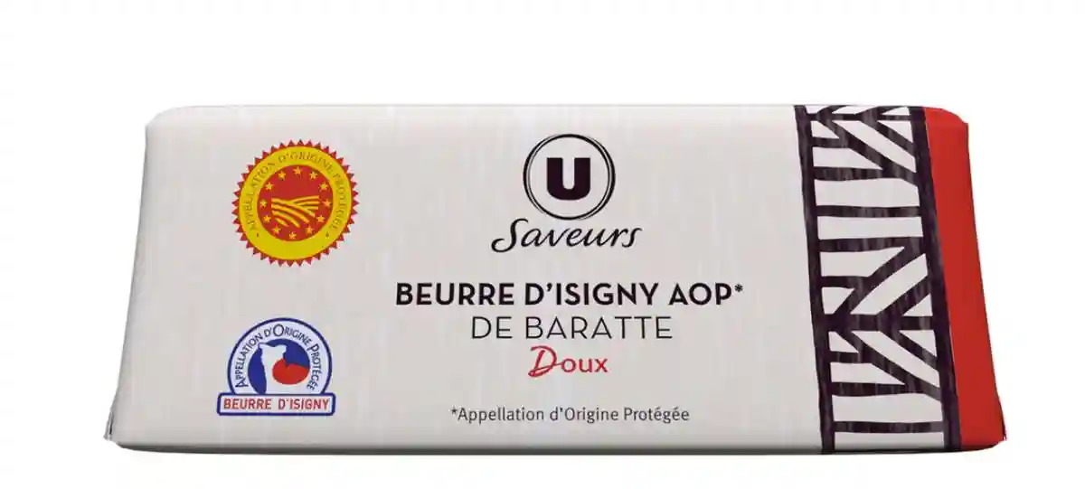 Beurre d'Isigny doux moulé 