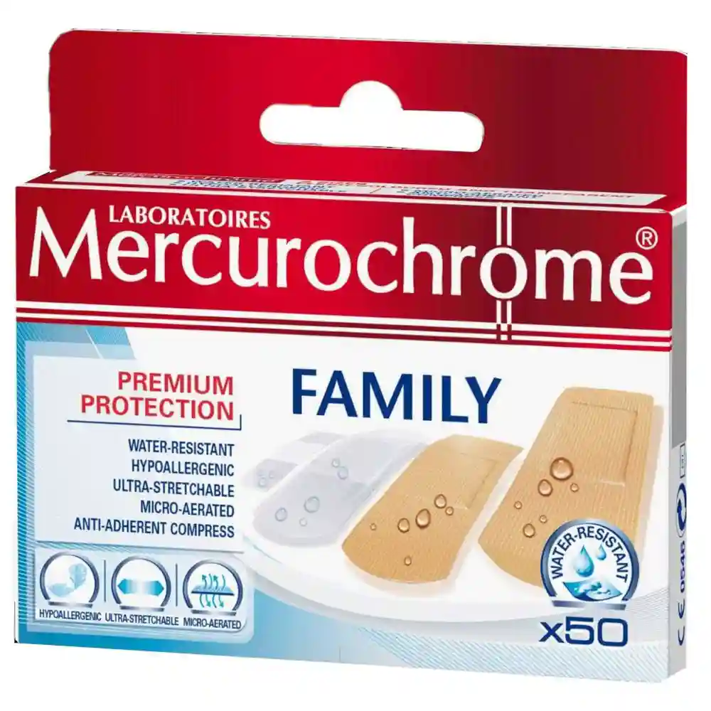 Pansements universel pour famille Mercurochrome