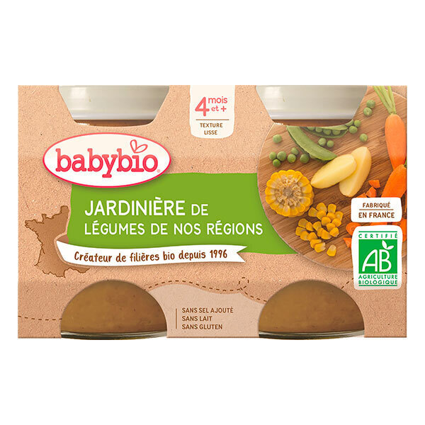 Babybio Pot Jardiniere Legumes - Des 4 Mois