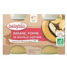 Babybio Pot Pomme Banane - Des 4 Mois