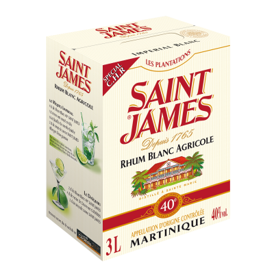 Bib Rhum Blanc Saint James 3l  