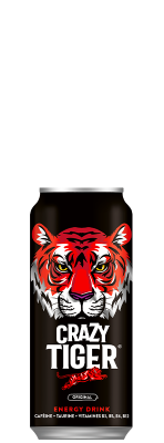 Crazy tiger 12x33cl, energy drink