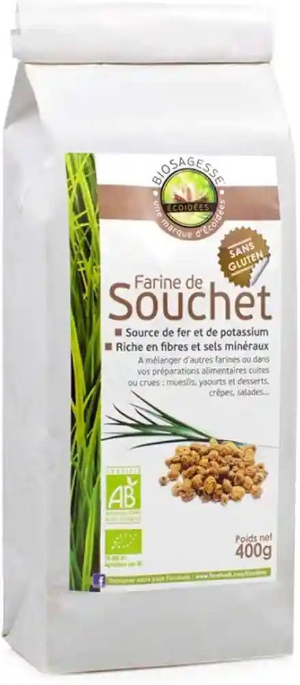 Ground Tiger Nuts flour 400g - Ecoidées