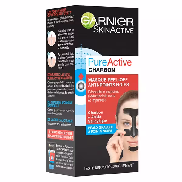 Pure Active masque au charbon Garnier 