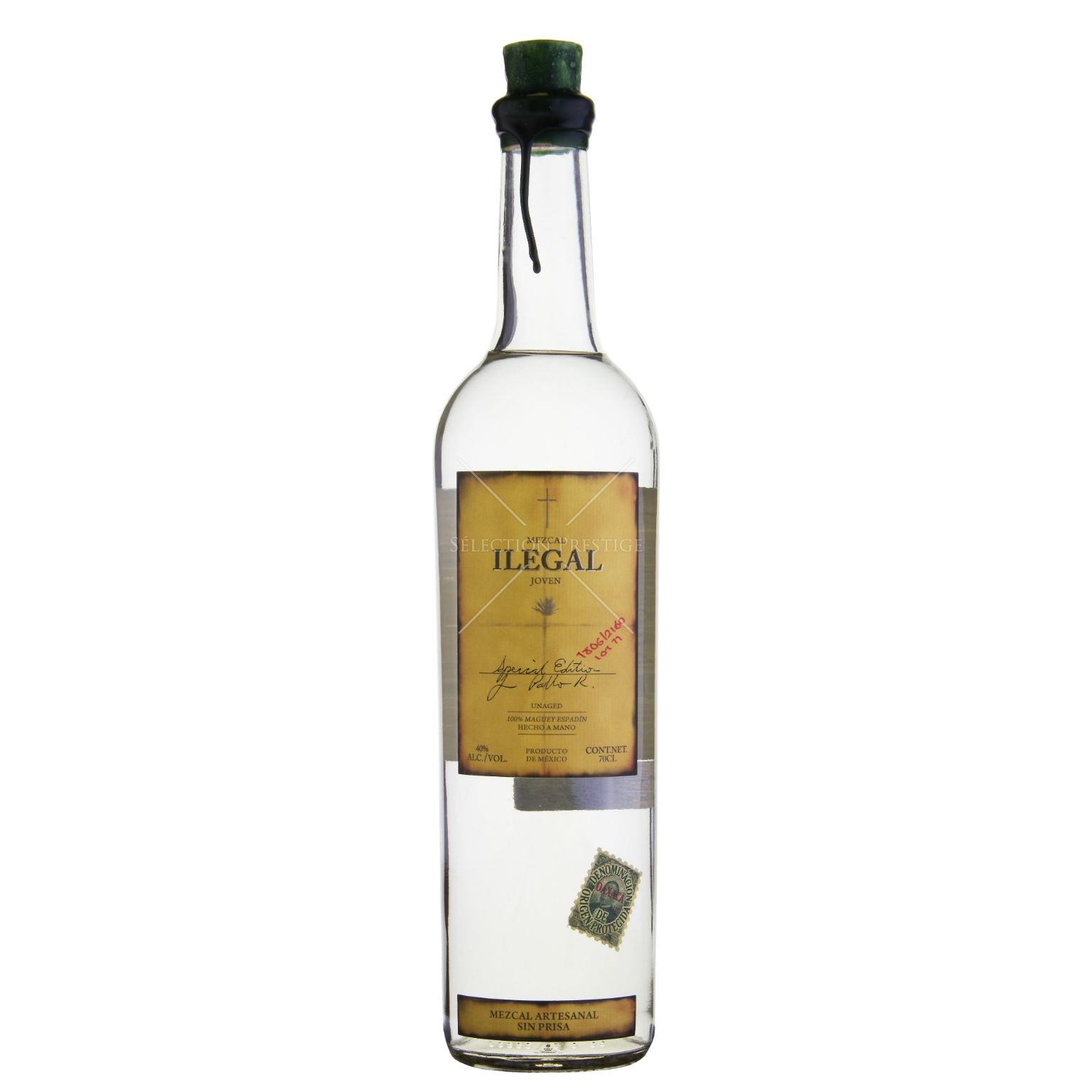 Ilegal mezcal joven 80 40% 75 cl