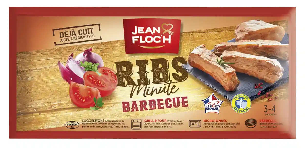 Ribs minute barbecue Jean Floch 