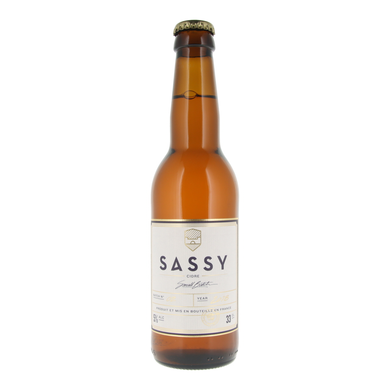 Cidre sassy extra brut small batch 12x33cl