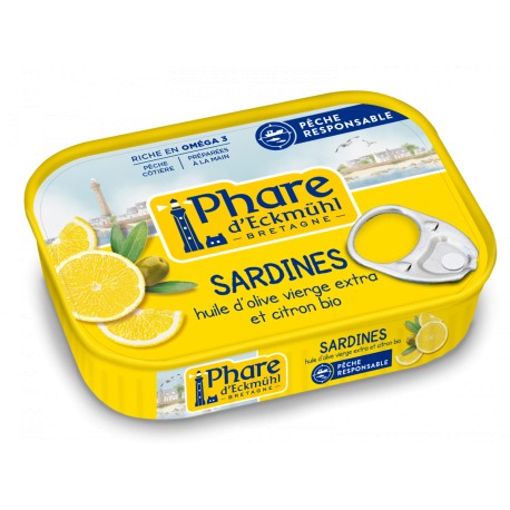 Sardines Entieres Citron Olive