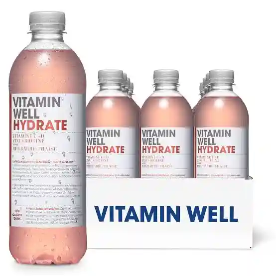 Vitamine Well Hydrate 50 cl (Rubarbe) (12U.)