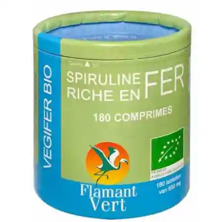 Vegifer Spiruline 180 unités - Flamant vert