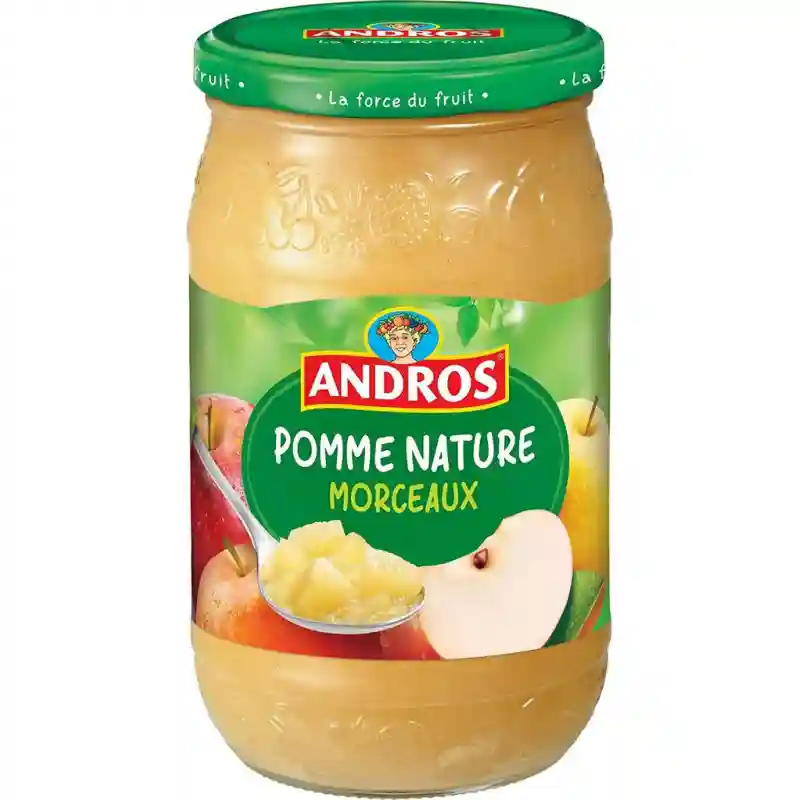 Andros compote de pommes avec morceaux
