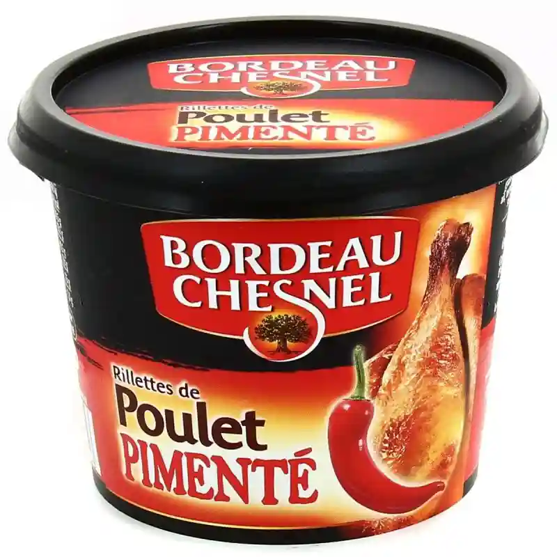 Rillettes de poulet pimenté Bordeau Chesnel 