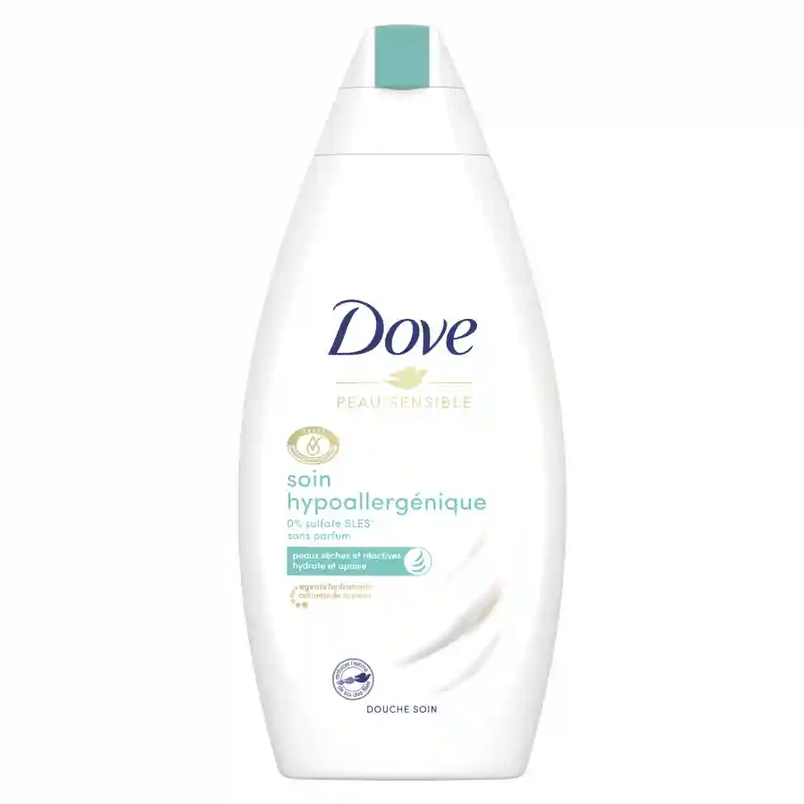Gel douche hypoallergénique Dove