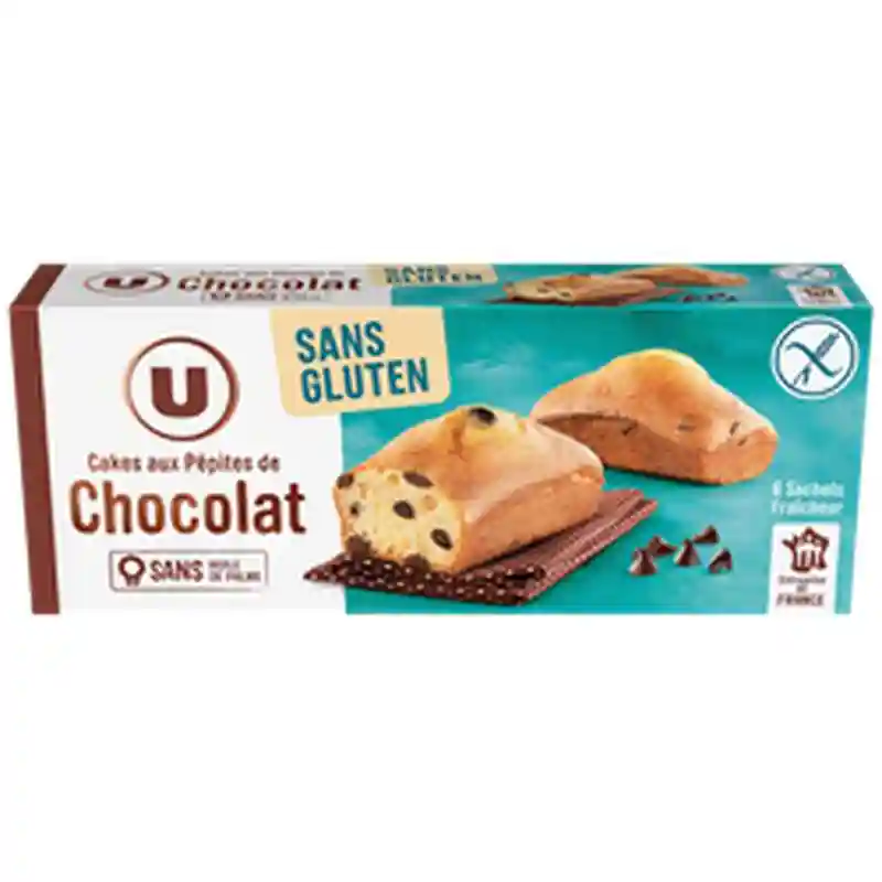 Cakes aux pépites de chocolat sans gluten
